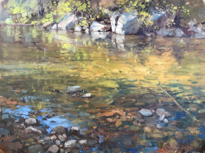 Plein air landscape paintings