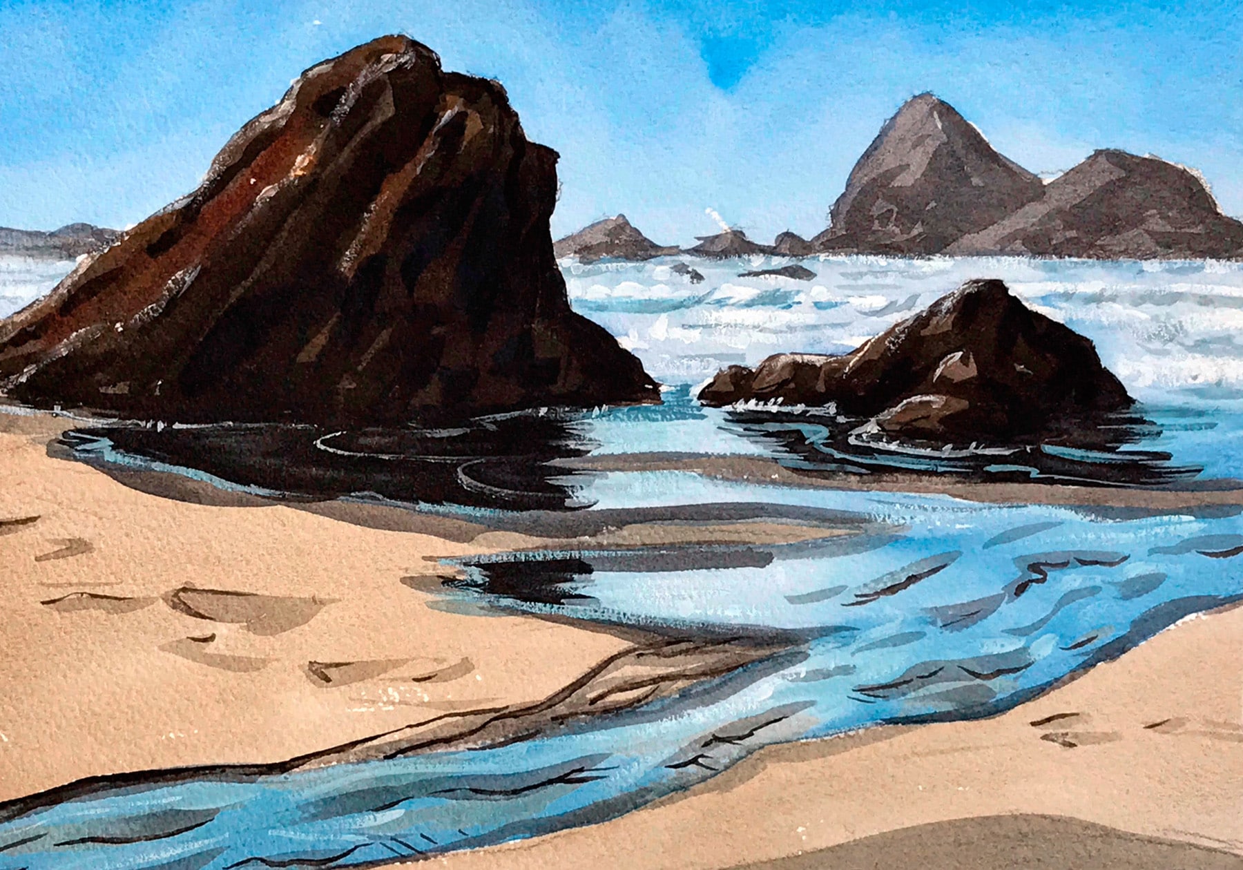 Landscape Painting Get Your Rocks Right OutdoorPainter