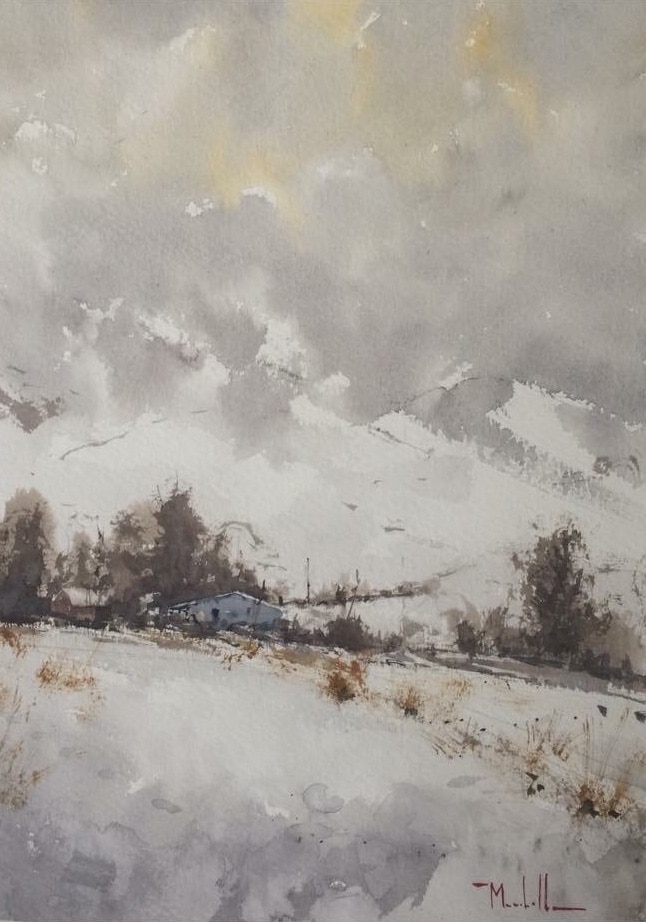 Watercolor landscape painting advice