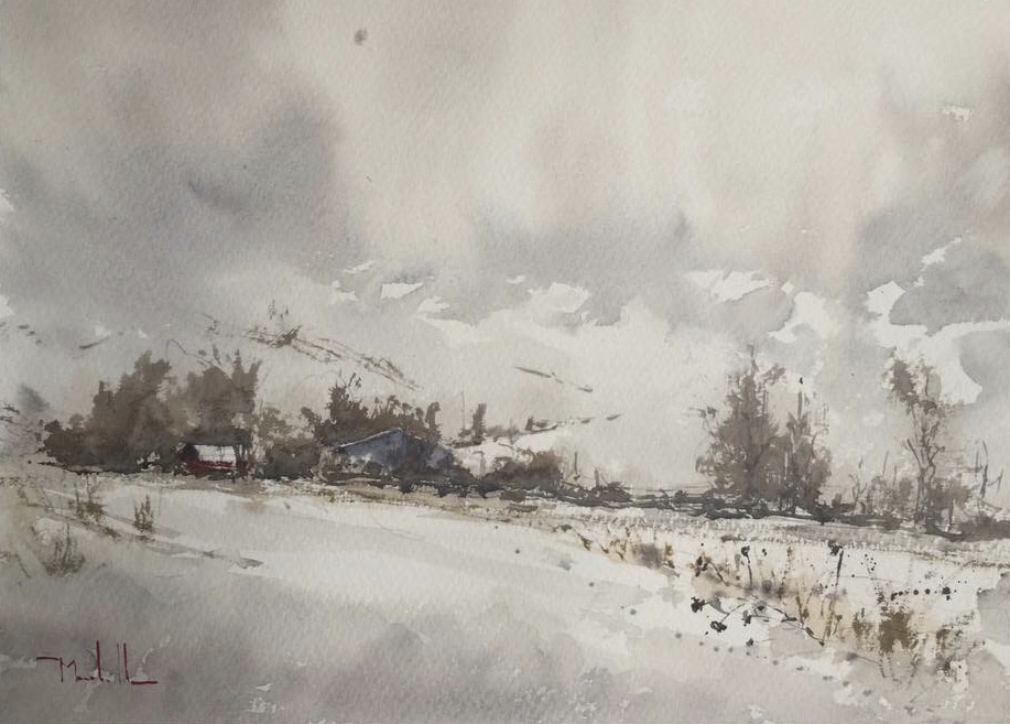 Watercolor landscape painting tips
