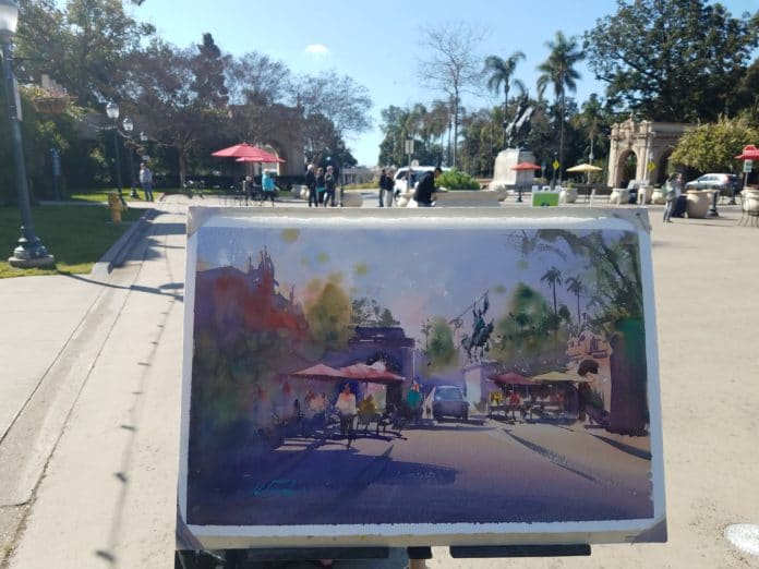 How to paint with watercolor - OutdoorPainter.com