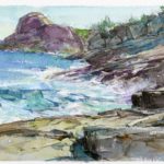 Plein air watercolor