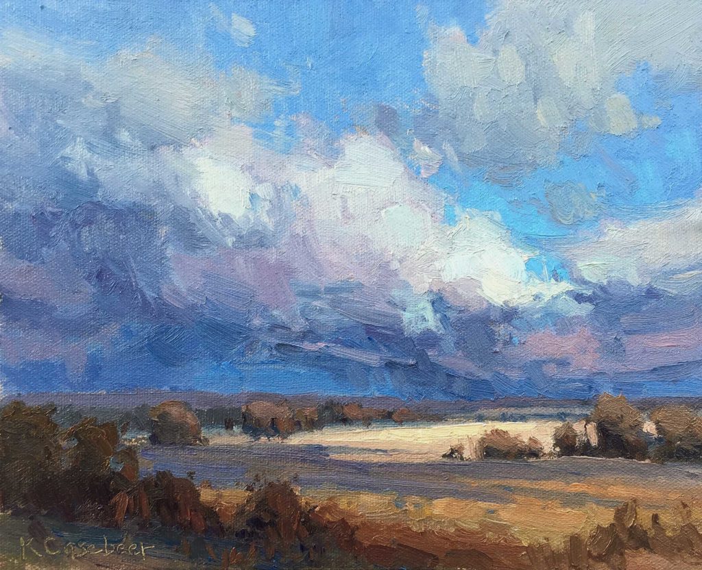 Painting clouds en plein air - OutdoorPainter.com