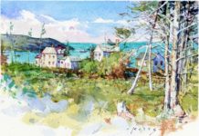 Kelly Kane’s Pick of the Week: Houses and Trees Plein air artist quotes - Thomas Jefferson Kitts - OutdoorPainter.com