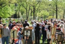 Beginning April 28: Fifth Annual Olmsted Plein Air Invitational Plein air events - OutdoorPainter.com