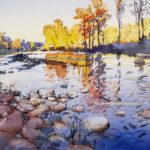 Plein air watercolor painting - OutdoorPainter.com