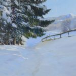 Kelly Kane’s Pick of the Week: Morning Above Dürrnberg Landscape oil paintings - OutdoorPainter.com