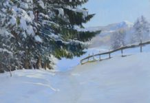Kelly Kane’s Pick of the Week: Morning Above Dürrnberg Landscape oil paintings - OutdoorPainter.com