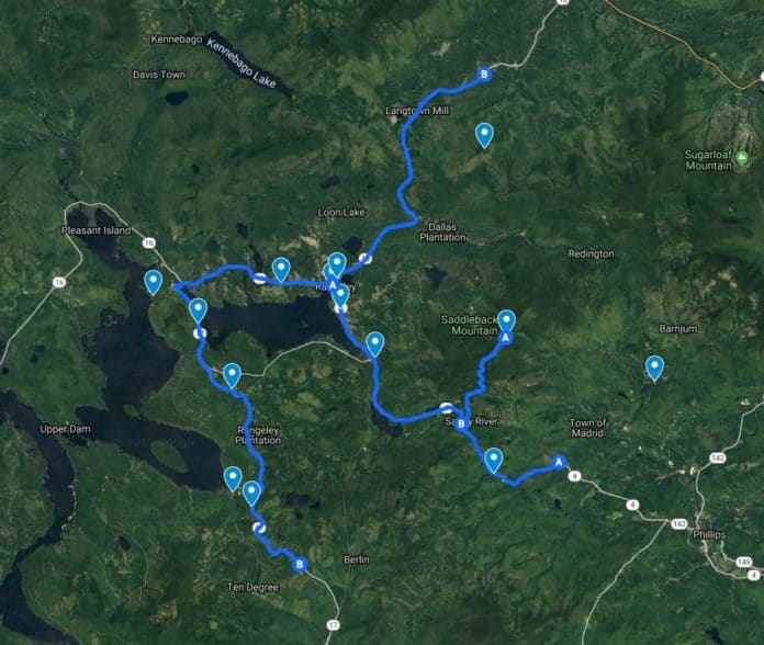 Rangely Artist Trail map - OutdoorPainter.com Rangely Artist Trail map - OutdoorPainter.com