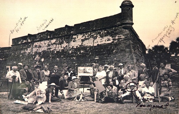 St Augustine plein air artists founding members Plein air artists in St Augustine