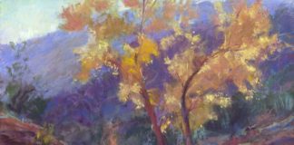 Plein air painting by Molly Lipsher