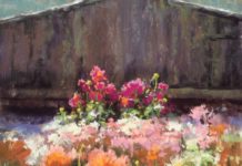 Kim Lordier plein air painting - OutdoorPainter.com