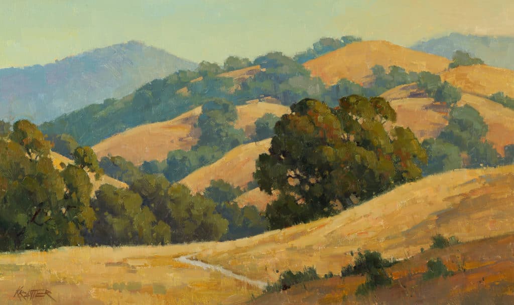 Paul Kratter landscape paintings