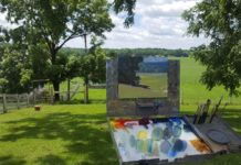 Painting Outdoors in Richmond, Indiana