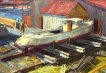 Kelly Kane’s Pick of the Week: Martha in Dry Dock Trey Finney, “Martha in Dry Dock,” 2016, oil, 20 x 24 in., Private collection, Plein air