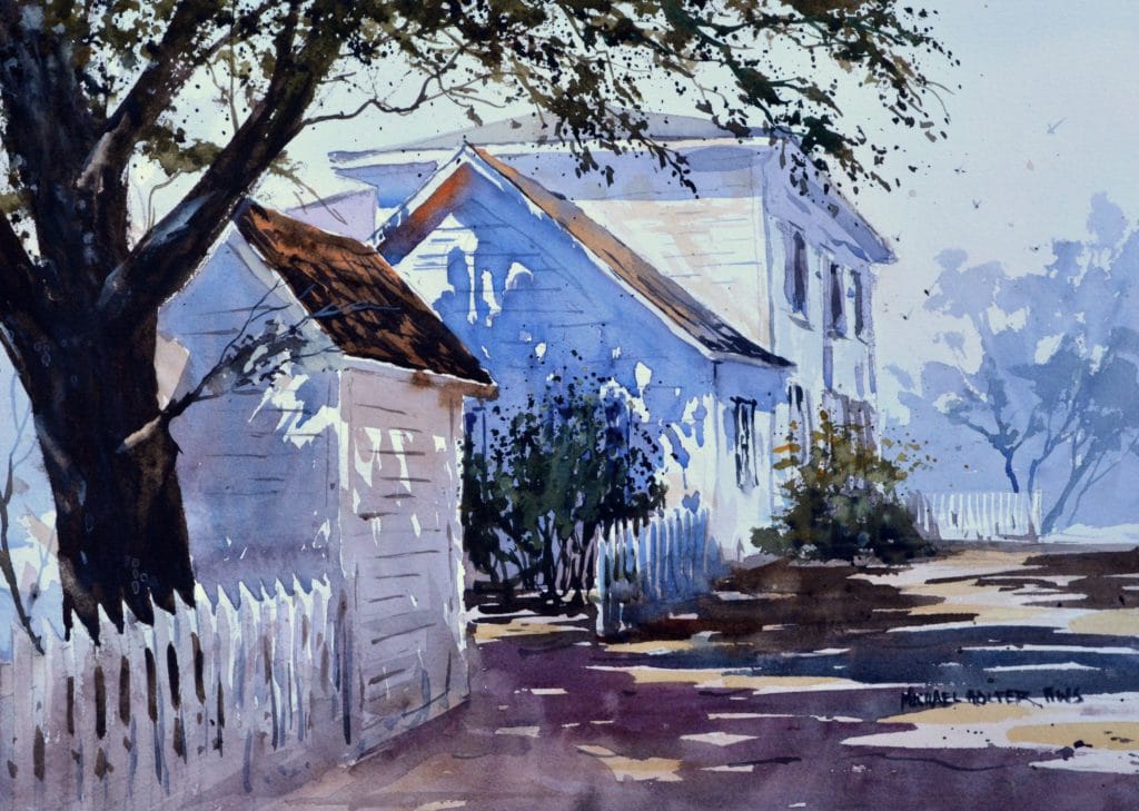 Watercolor painting by Michael Holter