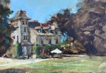 Painting with Friends, in France Painting in France - OutdoorPainter.com