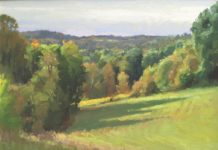 Being Present in the Plein Air Moment Plein air landscape painting - Chuck Marshall - OutdoorPainter.com