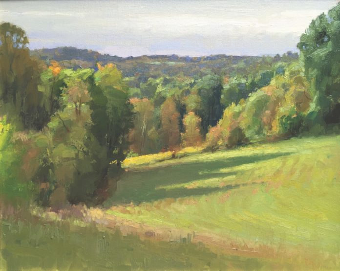 Plein air landscape painting - Chuck Marshall - OutdoorPainter.com