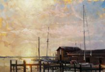 Kelly Kane’s Pick of the Week: Morning at St. Michaels Olena Babak, “Morning at St. Michaels,” 2017, oil, 14 x 18 in., Private collection, Plein air