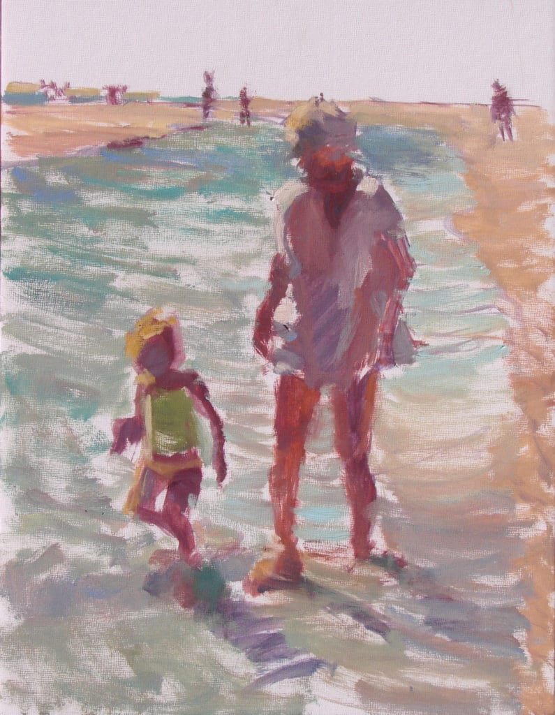 "Tidal Pool Play," 30-minute painting