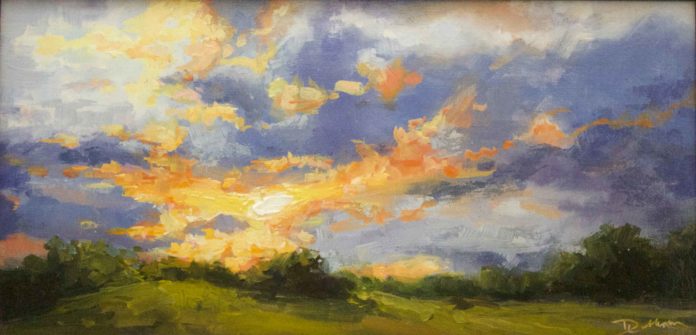 Plein air landscape painting - Debra Latham - OutdoorPainter.com