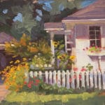 Oil Painting Demo: Irises by Lynn Dunbar Plein air oil painting how-to - Lynn Dunbar - OutdoorPainter.com