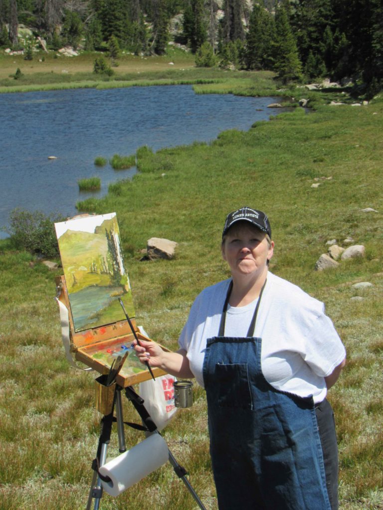 Painting art outdoors - OutdoorPainter.com