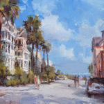 How Christine Lashley Discovered Her Style Christine Lashley, "Charleston Near the Battery," oil, 8 x 16 in.