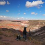 Painting the Petrified Forest Plein air painting - Petrified Forest - OutdoorPainter.com
