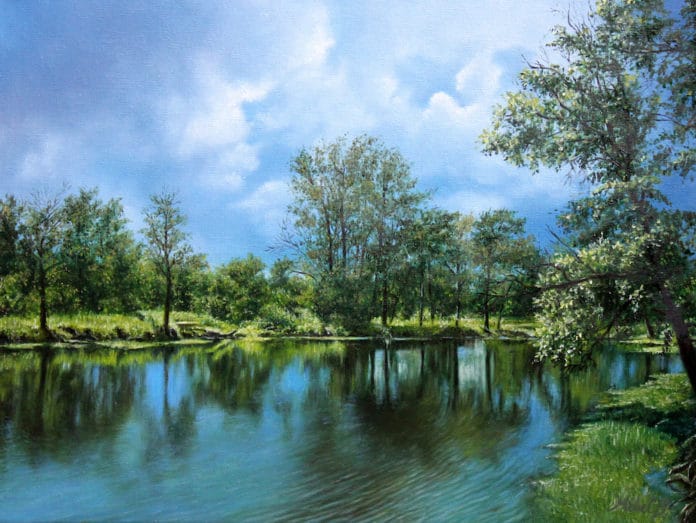 Glazing techniques - Hebe Brooks - OutdoorPainter.com