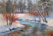 Plein air painting - Kathleen Kalinowski - OutdoorPainter.com