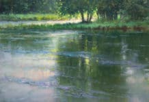 Oil landscape painting - John MacDonald