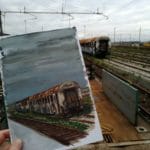 Going to Extremes: Plein Air Painting in a Rail Yard