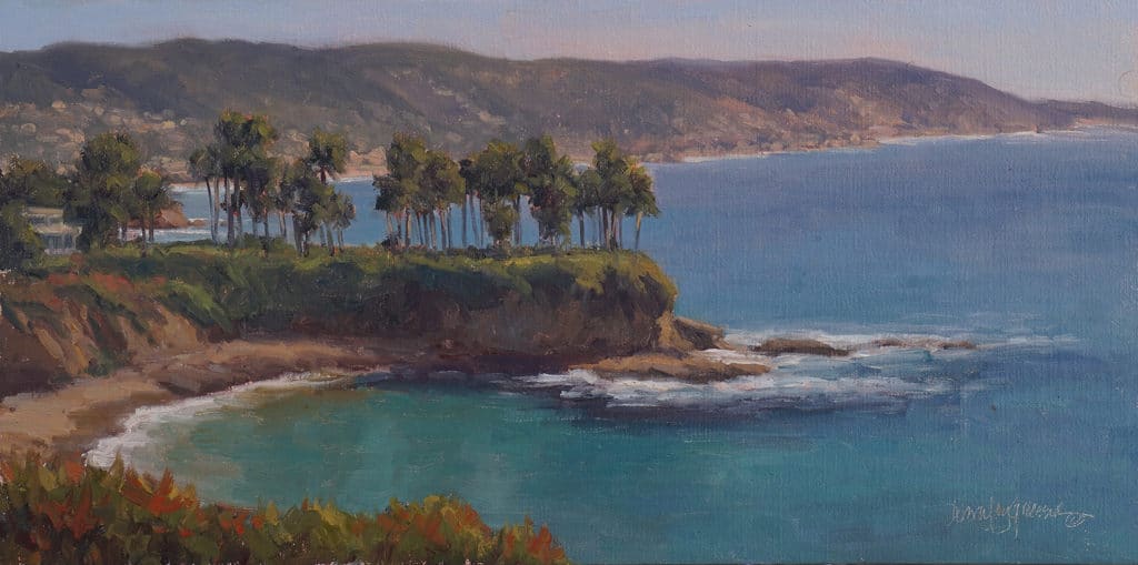 Oil landscape painting by Debra Joy Groesser