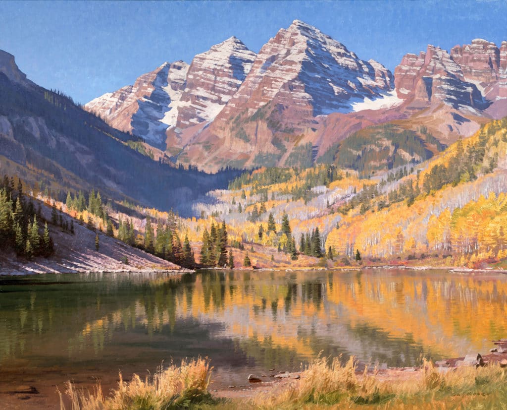 Plein air landscape painting - Jay Moore - OutdoorPainter.com