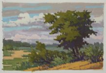 Kelly Kane’s Pick of the Week: Jackalberry Tree Sand River Plein air landscape painting - Paul Kratter - OutdoorPainter.com