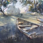 Plein air watercolor paintings