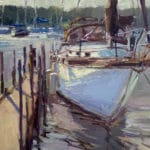 Plein air oil landscape painting - OutdoorPainter.com