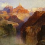 Painting of Zoroaster Peak by Thomas Moran