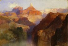 Thomas Moran’s Grand Adventure Painting of Zoroaster Peak by Thomas Moran