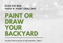 Plein Air Prompt: Paint or Draw Your Backyard Plein air prompts for artists - OutdoorPainter.com