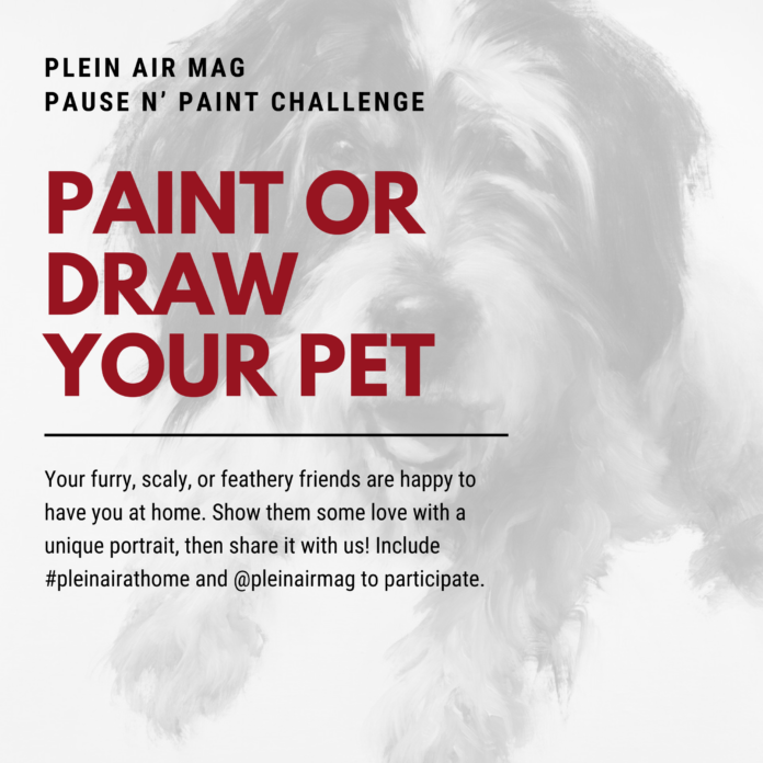 Plein Air Prompt: Paint or Draw Your Pet