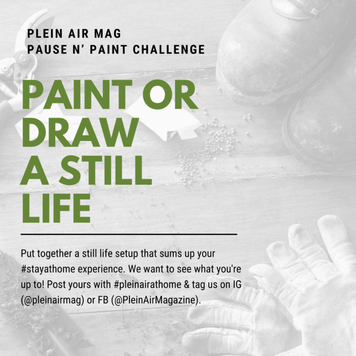 Plein Air Prompt: Paint or Draw a Still Life