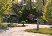 9 “Backyard” Paintings Inspired By #StayAtHome Art Prompts Art prompts - OutdoorPainter.com