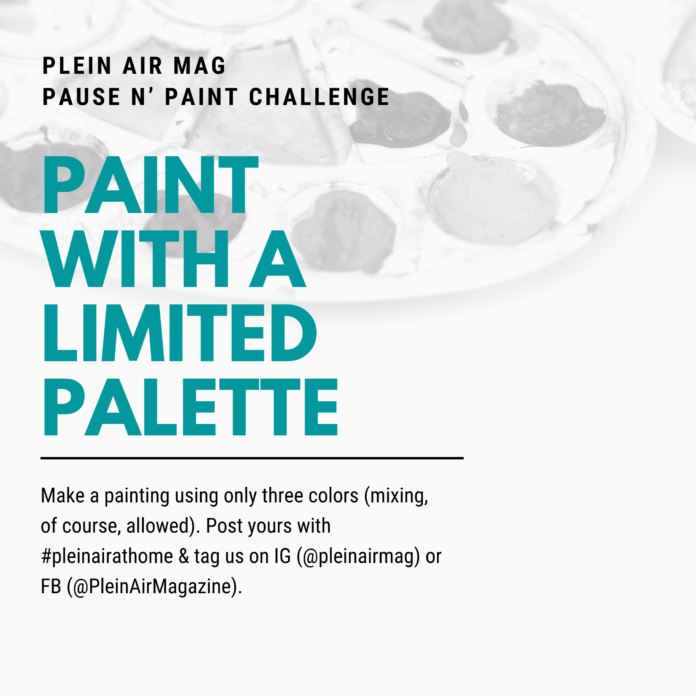 Plein Air Prompt: Use a Limited Palette