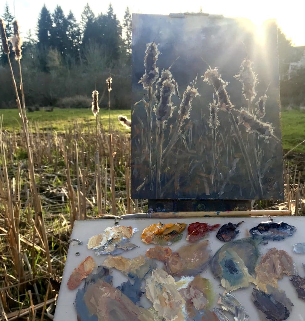 Painting outdoors - Michael Orwick - OutdoorPainter.com
