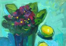 Spring Blooms and Still Lifes Still life - painting flowers - OutdoorPainter.com