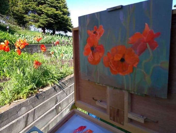 Art prompts - painting flowers - OutdoorPainter.com