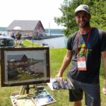 Plein air watercolor painting - OutdoorPainter.com